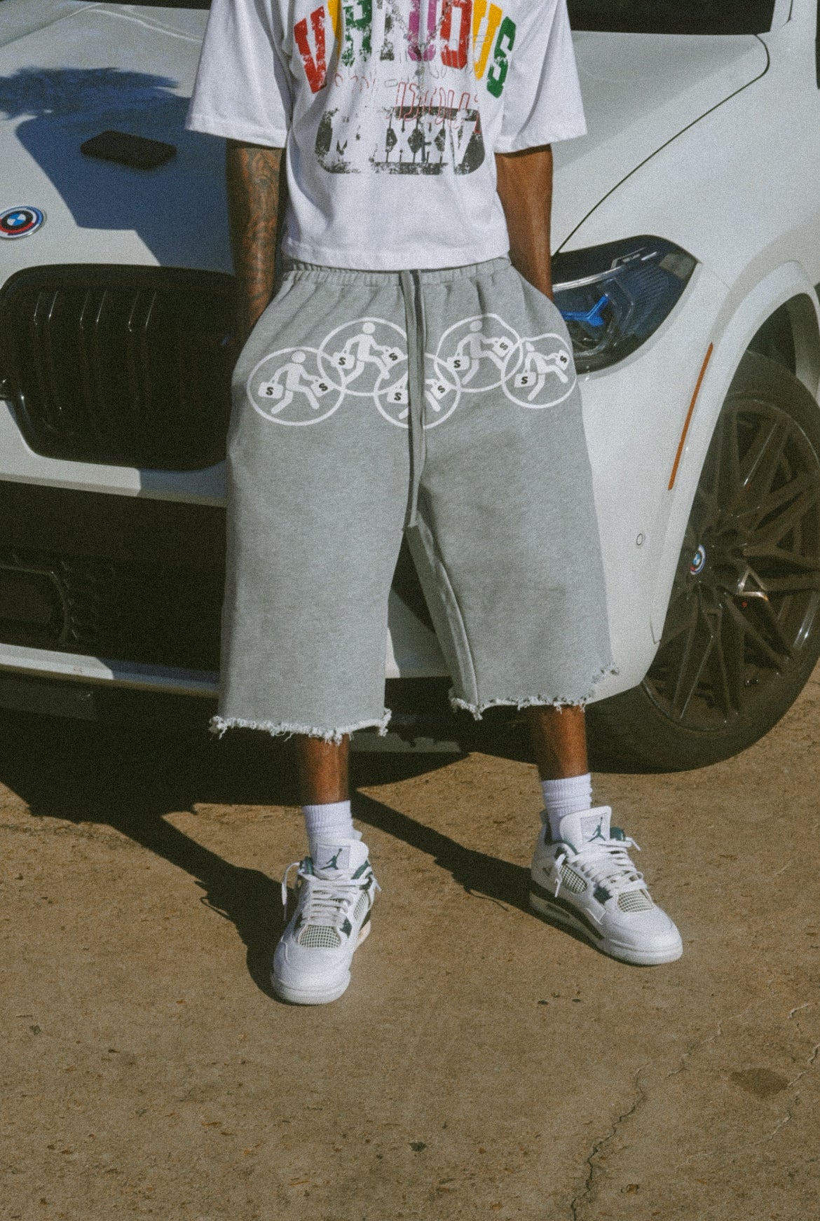 LUVISRY BAGGY FLEECE SHORTS