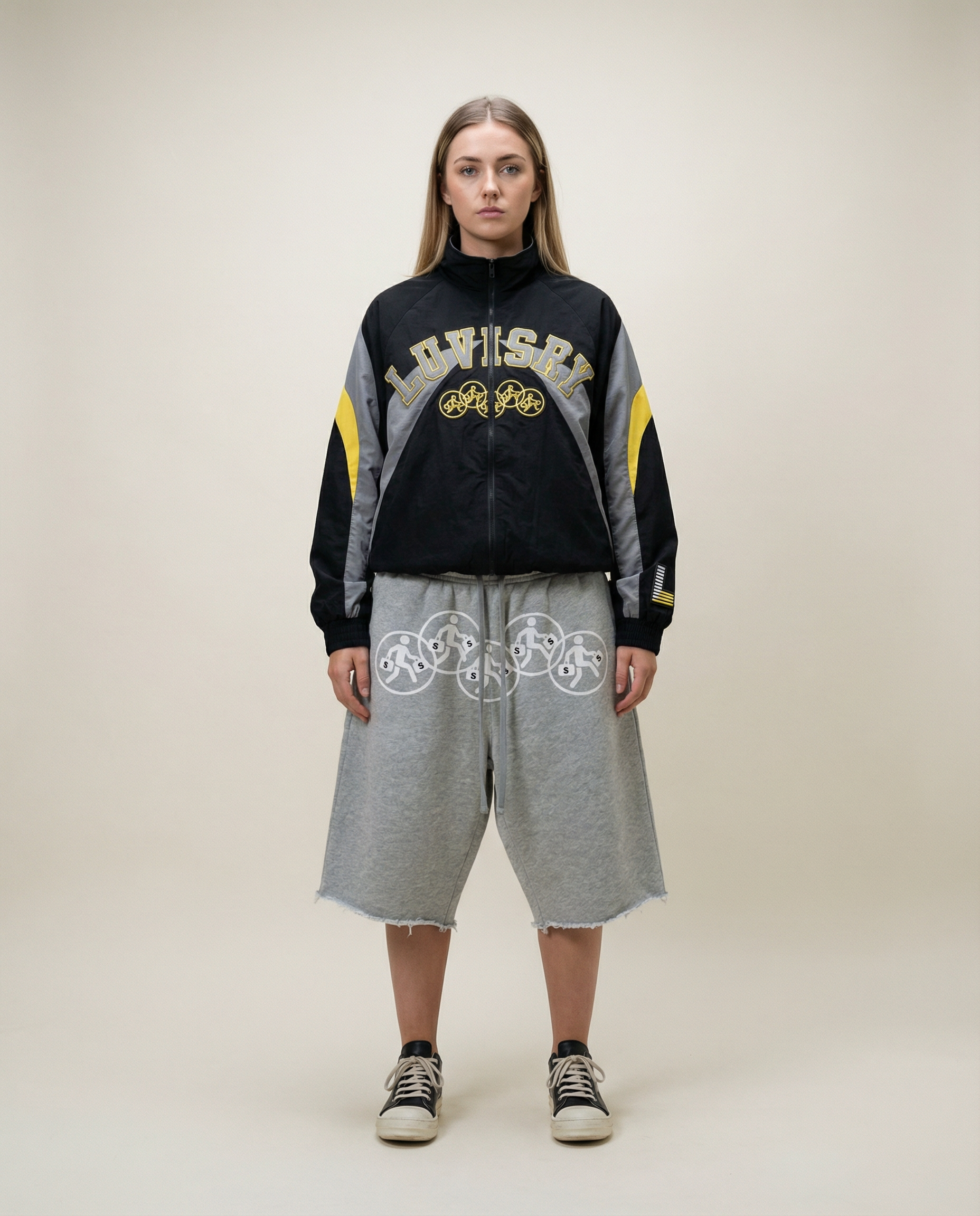 LUVISRY BAGGY FLEECE SHORTS